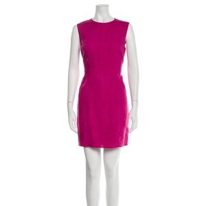 Theory Pink Sheath Mini Dress for Cocktail